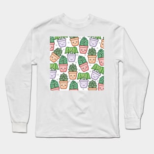 Cute Small Potted Plants Long Sleeve T-Shirt